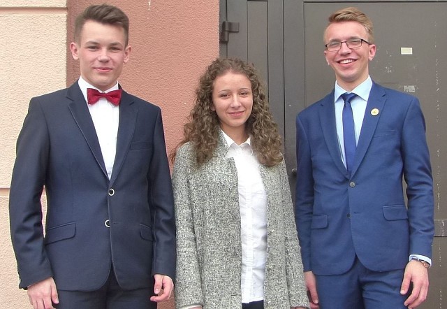Magda Aly Amer, Łukasz Leśko i Igor Kwieciński   byli zadowoleni z egzaminu.  