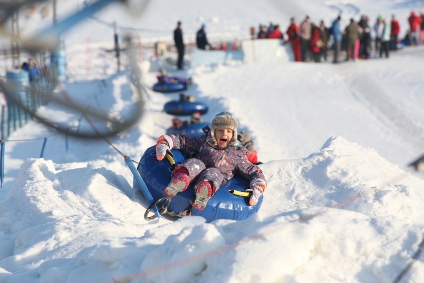 Snowtubing w Niestachowie - atrakcja dla najmłodszych