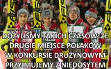 Polacy zajęli drugie miejsce w konkursie w Zakopanem. Internauci komentują [memy]