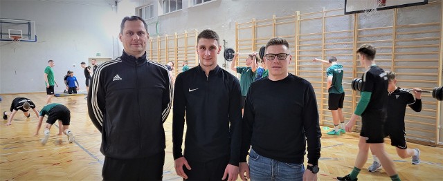 Od lewej: Radosław Koźlik, Bartłomiej Maćczak, Michał Bistuła