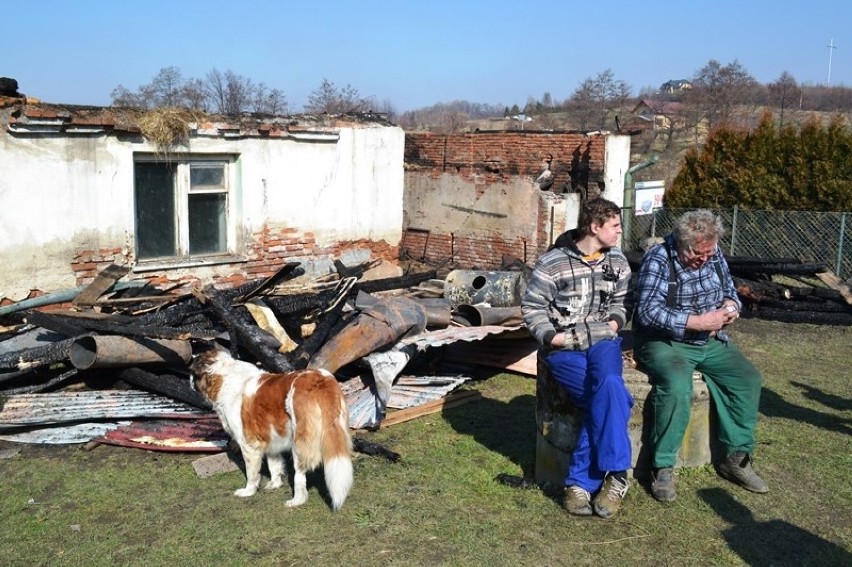 Rodzinę Soplów czeka teraz trudny okres. Trzeba  wybudować...