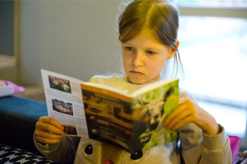 Ola już jako dziecko bardzo lubiła czytać