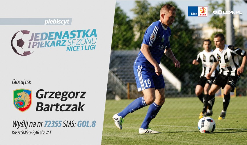 Plebiscyt "Jedenastka sezonu Nice 1 Ligi" - PRAWY OBROŃCA: Grzegorz Bartczak [WYWIAD]