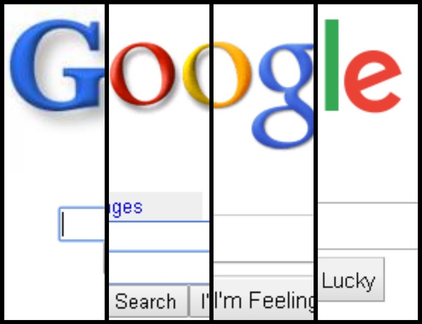 Strona główna Google'a z roku