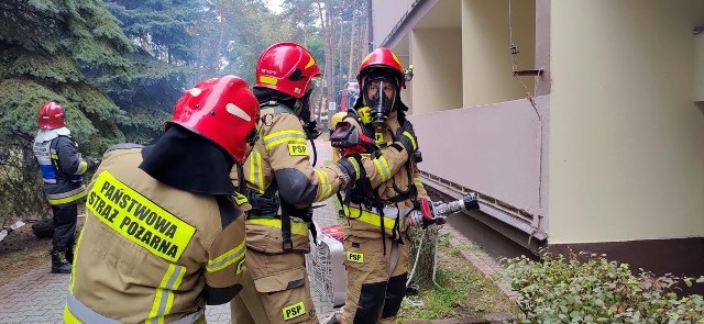 Podczas strażackich ćwiczeń w Sielpi