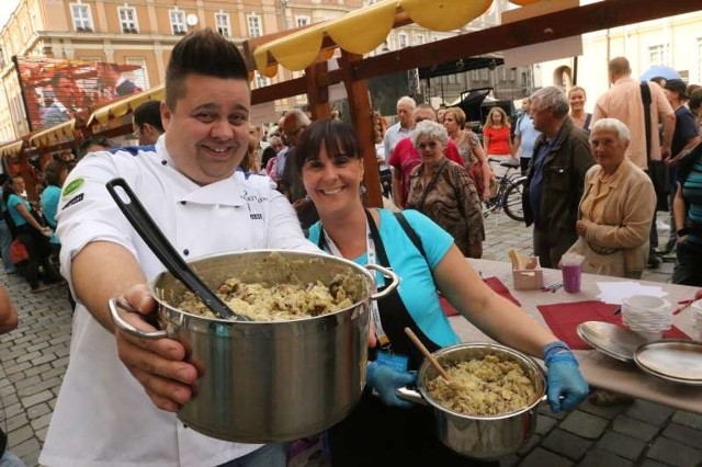 Opolscy blogerzy kulinarni Adam Czapski i Katarzyna Czapran na festiwalu smaków w 2014 roku. Jest wielce prawdopodobne, że w tegorocznej edycji imprezy też wezmą udział.
