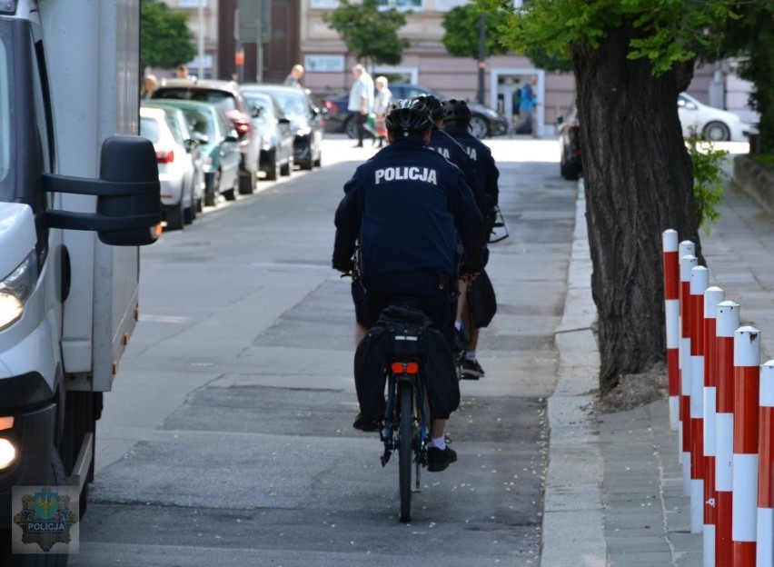 Drużyna rowerowa przy Komendzie Wojewódzkiej Policji w Opolu...