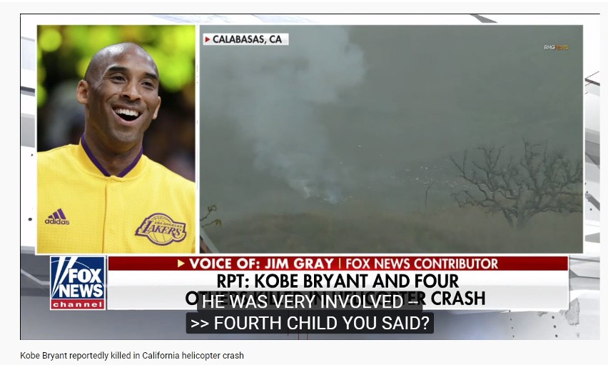 Kobe Bryant nie żyje. Nie żyje legendarny koszykarz NBA. Kobe Bryant zginął w katastrofie śmigłowca 27.01.20