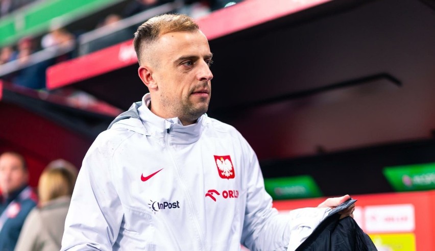Kamil Grosicki w meczu reprezentacji Polski.