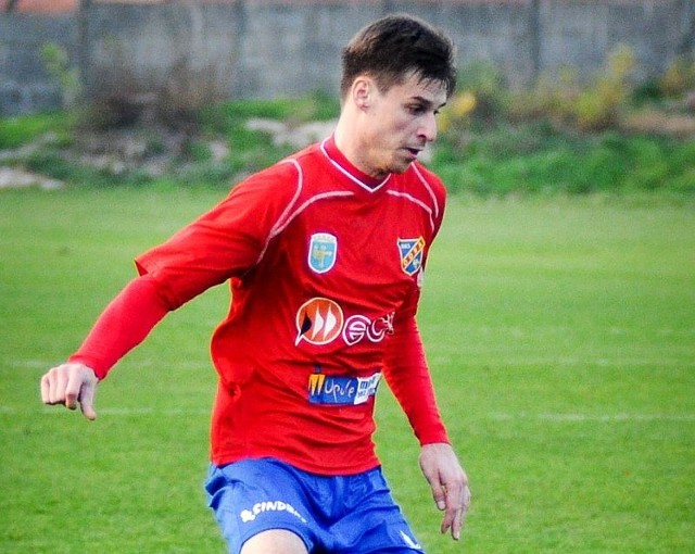 Mateusz Peroński był najbliżej zdobycia gola dla Odry Opole.