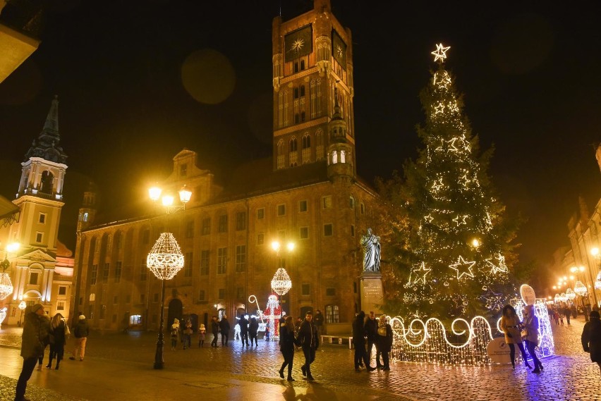 Iluminacje świąteczne - Toruń....