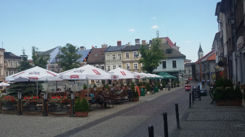 Najwięcej ogródków piwnych znajdziemy na bielskiej starówce....