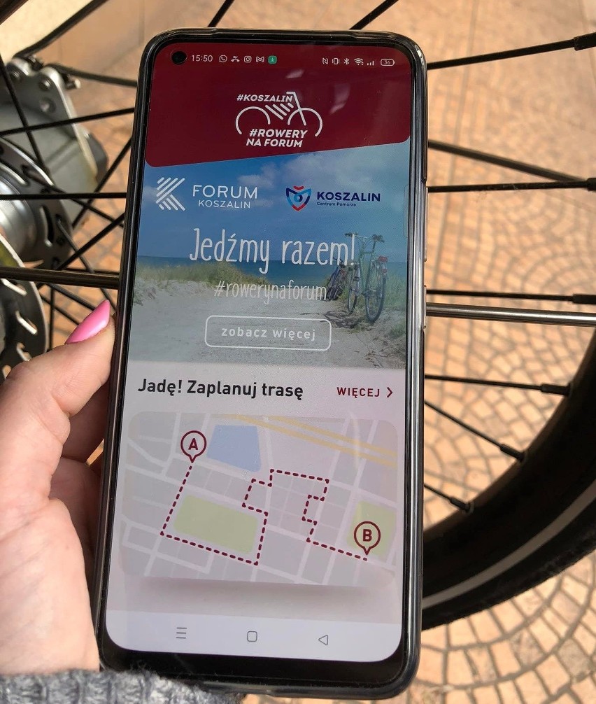 Aplikację Rowery na Forum można pobrać za darmo z Google...