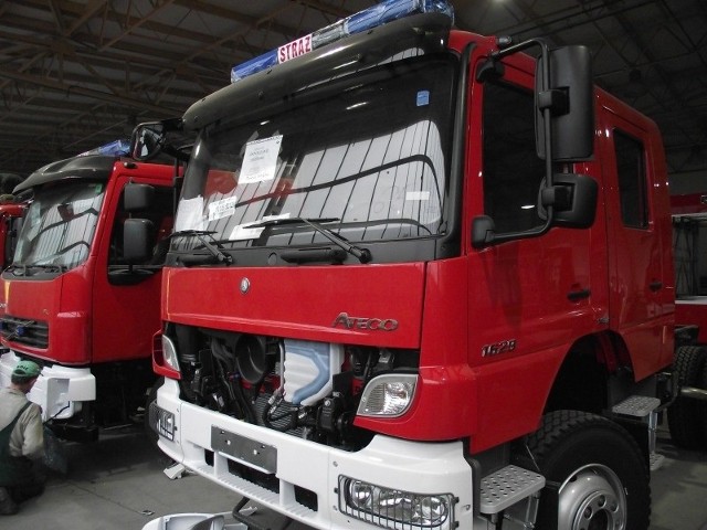 Taki wóz jest przygotowywany dla strażaków z OSP Wysoka.