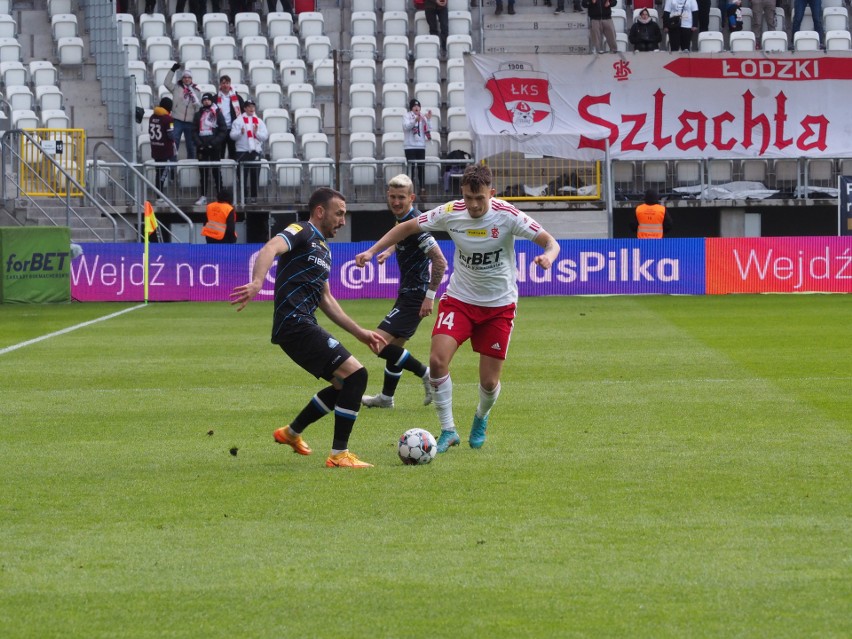 ŁKS Łódź - Stal Rzeszów 1:0. Opłaciła się walka do końca. Ochronczuk strzelił w doliczonym czasie gry