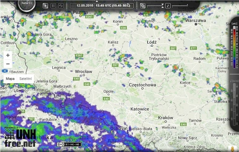 OSTRZEŻENIE BURZOWE! Burze i grad w woj. śląskim GDZIE JEST BURZA? RADAR BURZOWY