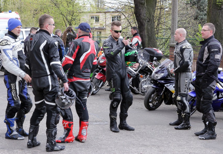 Grudziądzcy motocykliści wzięli udział w mszy św. w kościele...
