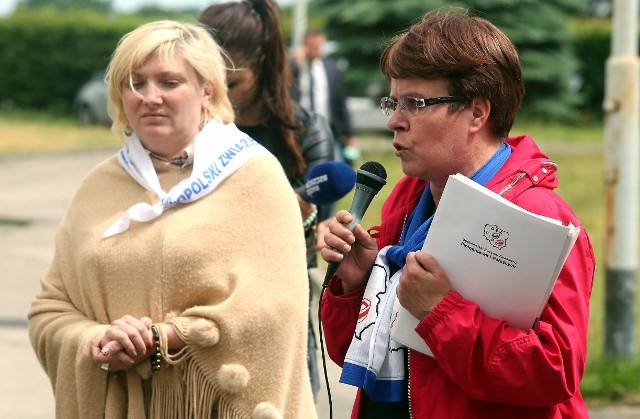 Protest pielęgniarek w Szczecinie