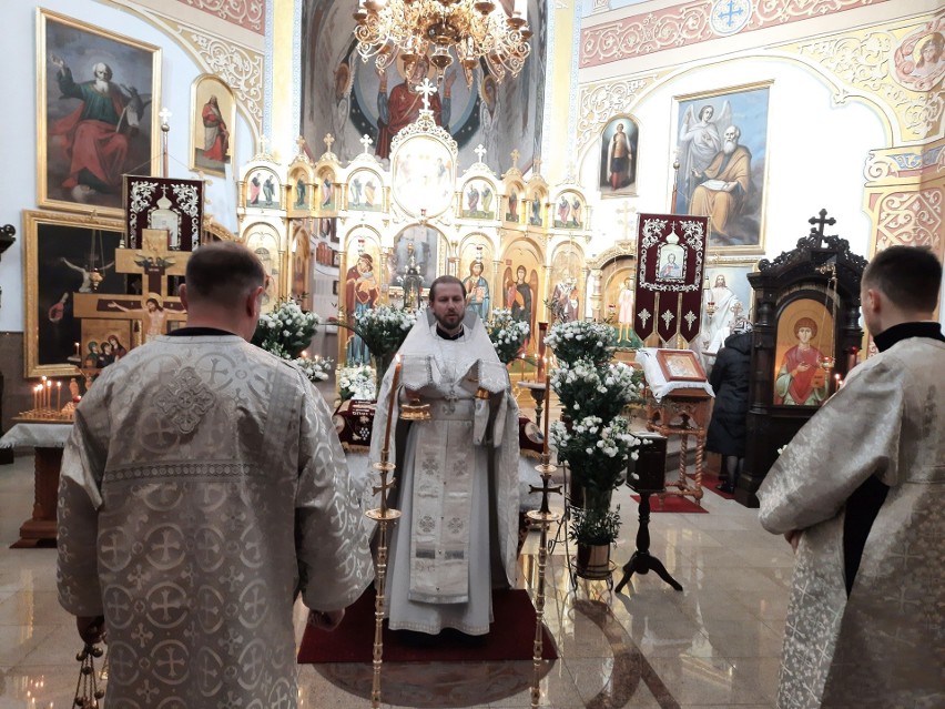 Liturgia świętego Bazylego Wielkiego w parafii pod wezwaniem...