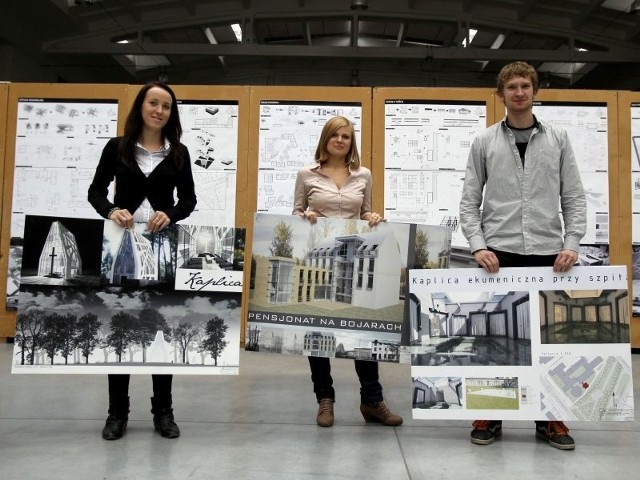 Agnieszka Wierzbicka (pierwsza z lewej), Agnieszka Arciszewska i Jacek Filipiuk wiedzą, jak się tworzy architekturę z charakterem. Ich projekty to plan na przyszłość.