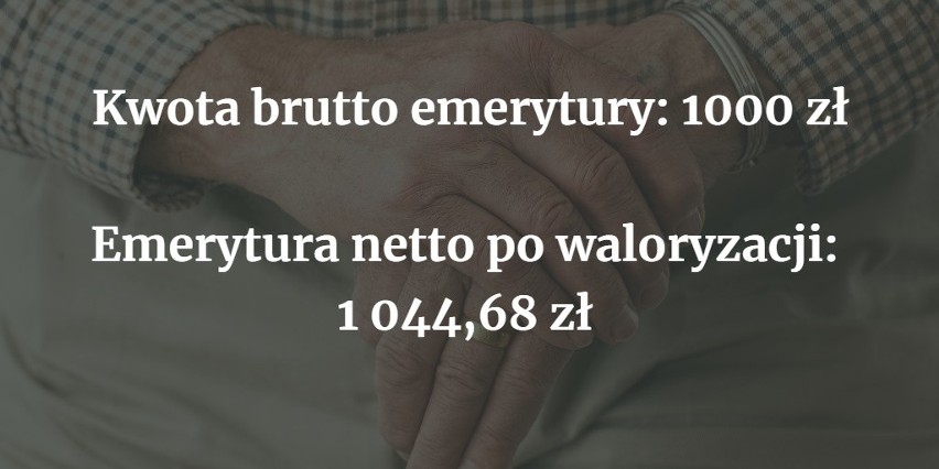 Kwota brutto emerytury na 28.02.2023 r.: 1000 zł...