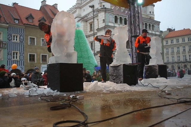 Festiwal Rzeźby Lodowej w Poznaniu