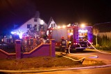 Nocny pożar domu w Górce Stogniowskiej koło Proszowic [ZDJĘCIA]