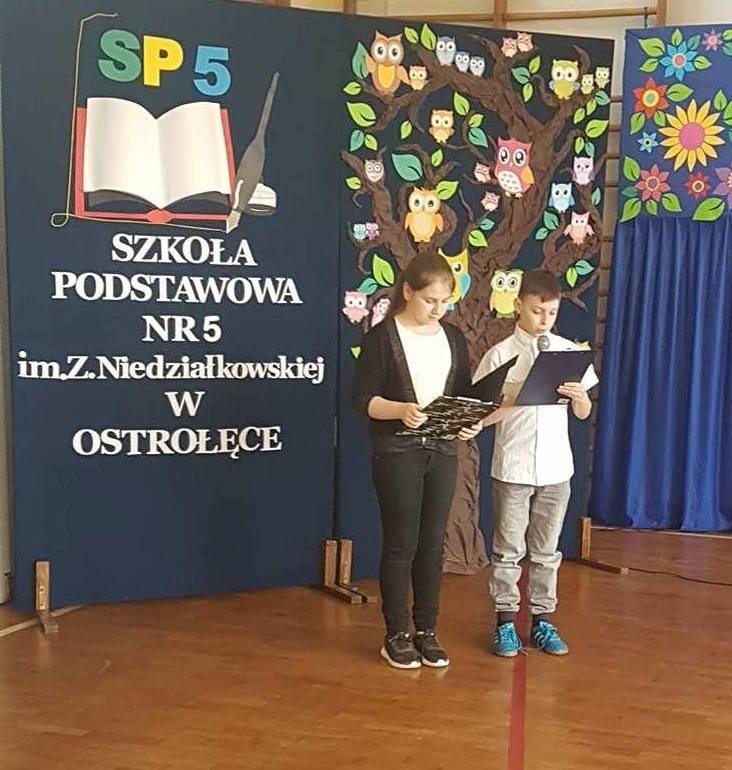 20. Międzyszkolny Konkurs Recytatorski "Promyk poezji" w SP nr 5 w Ostrołęce