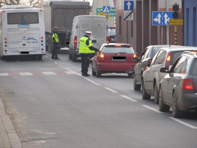 Policja kontrolowała kierowców w Szubinie