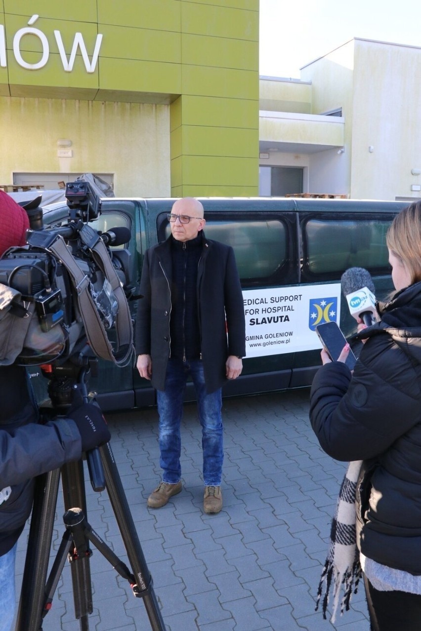 Pomoc z Goleniowa w drodze. Burmistrz pojechał do Ukrainy