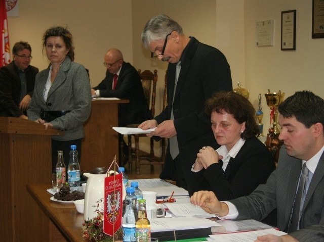 Janusz Wojtaszewski wytknął, że budżet powiatu wcale nie jest proinwestycyjny
