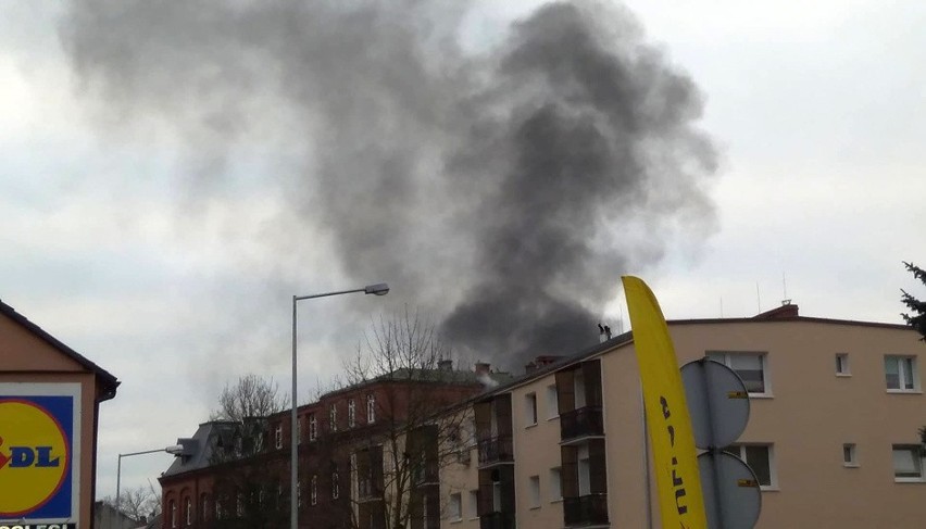 Zdjęcia oraz informację o pożarze dostaliśmy do Czytelniczki...