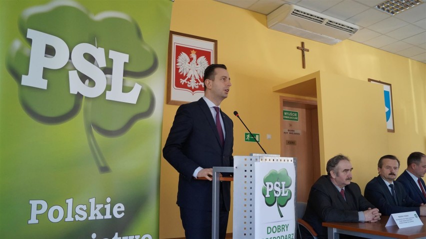 Szef PSL-u odwiedził Kłobuck. Krytykował obecnego ministra...