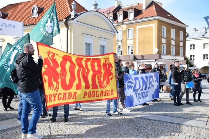 Białystok. Marsz antyimigracyjny. Białystok wolny od...