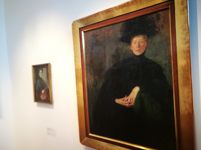 Olga Boznańska, "Portret damy w czarnym kapeluszu", olej,...