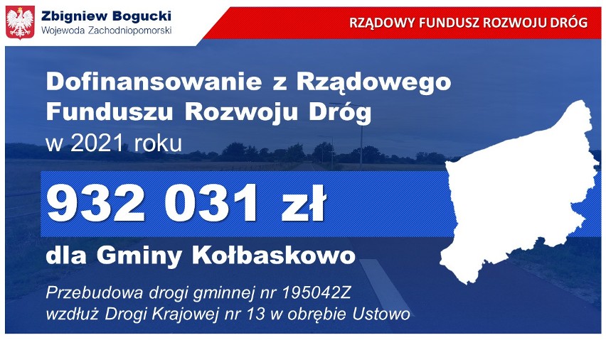 Dotacja na budowę drogi w gminie Kołbaskowo! To ponad 900 tys. złotych!