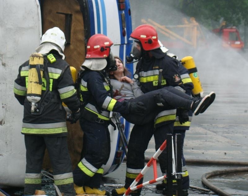 Wielkie ćwiczenia obronne w Oświęcimiu [ZDJĘCIA, WIDEO]