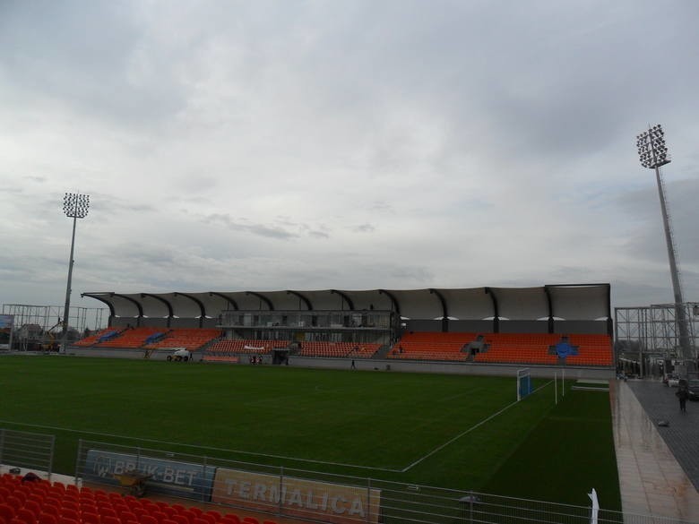 Tak powstawał stadion w Niecieczy