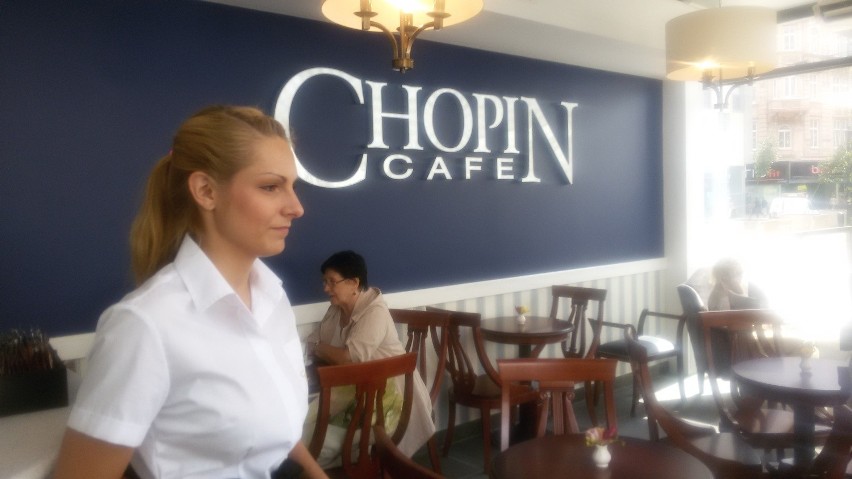 Cafe Chopin na rynku w Katowicach