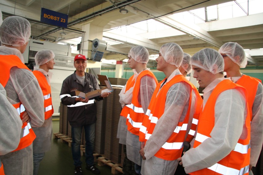 DS Smith zaprosił do siebie uczniów z Zespołu Szkół Mechanicznych w Kielcach [ZDJĘCIA]