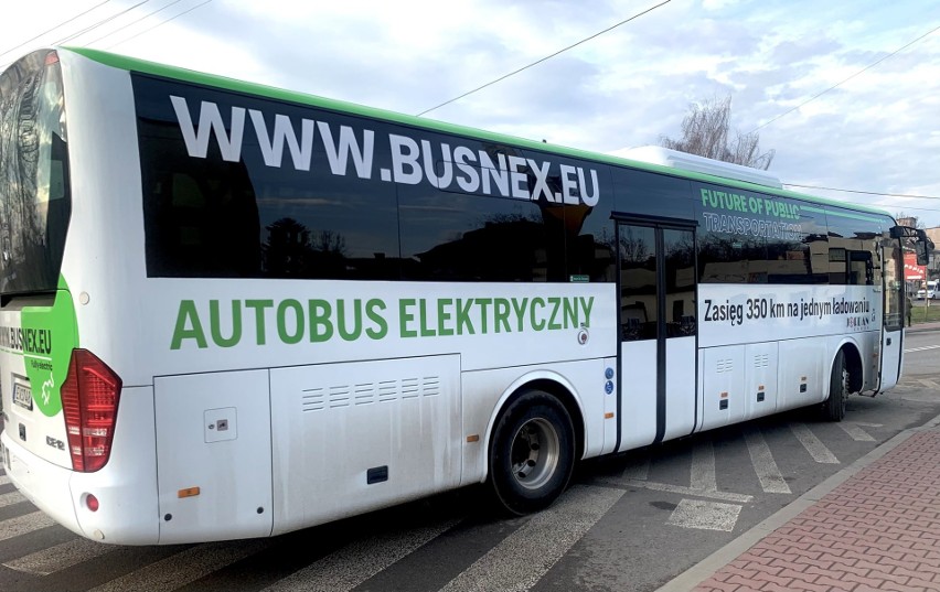 Autobus elektryczny był przez kilka dni testowany w gminie...