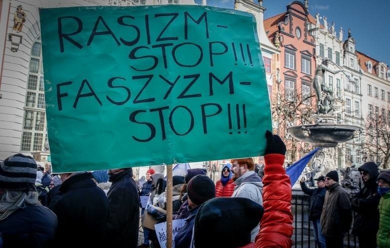 Demonstracja Demokratyczny Gdańsk mówi NIE dla nacjonalizmu...