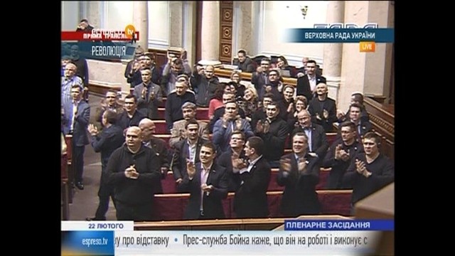 Ukraiński parlament zdecydował o odsunięciu Wiktora Janukowycza