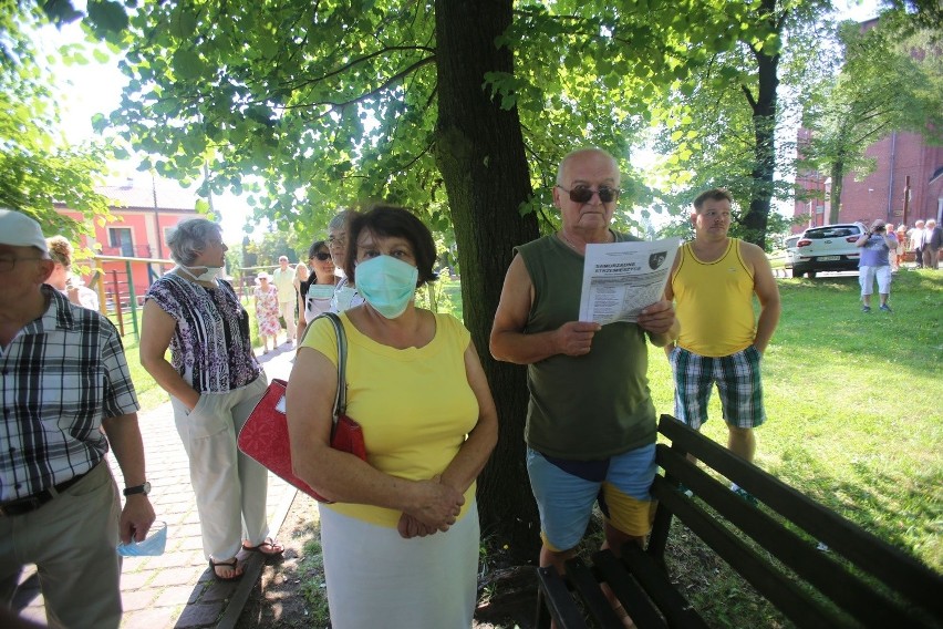 Protest w Dąbrowie Górniczej przeciwko firmie Remondis