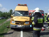 Wiercień Duży: Wypadek na DK 19. Zderzenie iveco z fordem. Dwie osoby poszkodowane