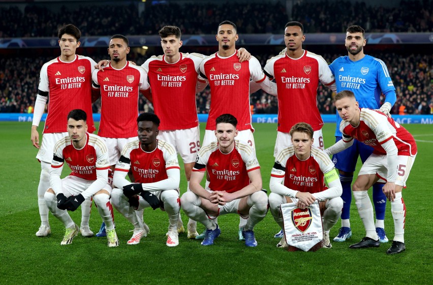 Arsenal - Lens 5:0 do przerwy