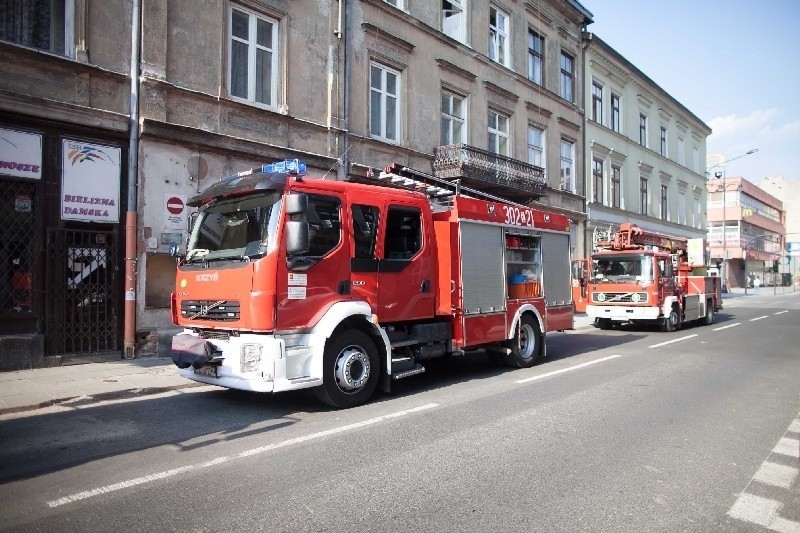 Pożar przy ul. Więckowskiego. Lokatorka zatruła się czadem