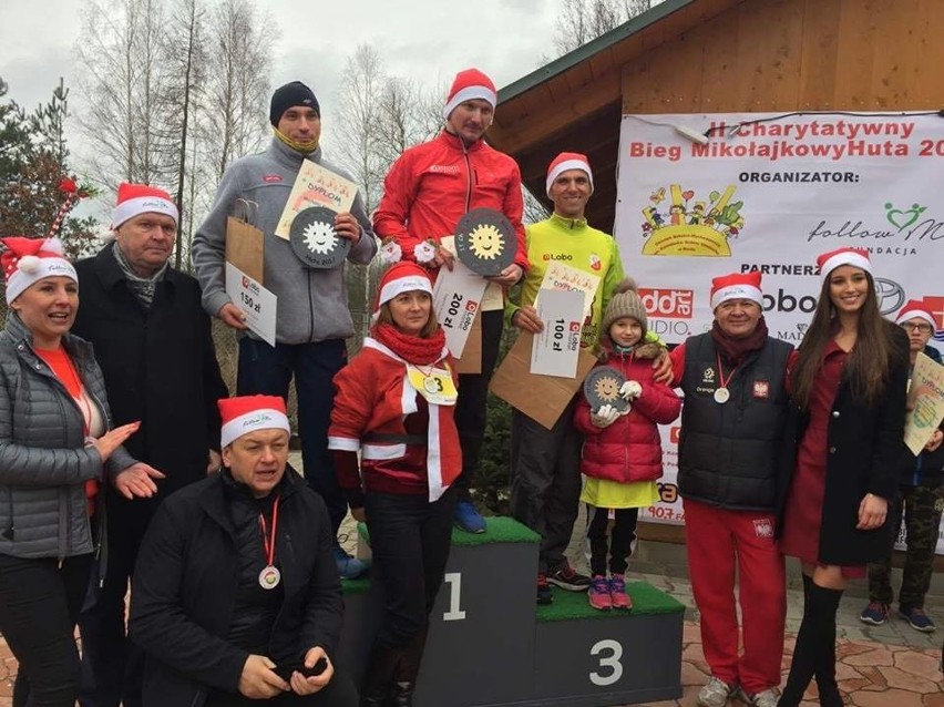 Karol Grabda z Mirowa triumfował w biegu mikołajkowym w Hucie koło Lipska