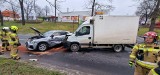 Wypadek dwóch samochodów w Kluczach. Droga wojewódzka numer 791 była zablokowana