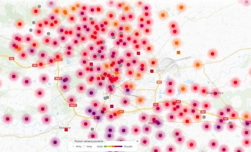 Rekordowy smog w Krakowie. Najlepiej nie wychodzić z domu